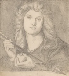Studie für "Venus Verticordia"