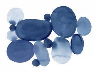 Blaue Aquarellsteine01