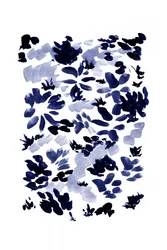 Blauweißes Frühlingsabstrakt