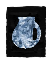 Indigo Krug Stillleben