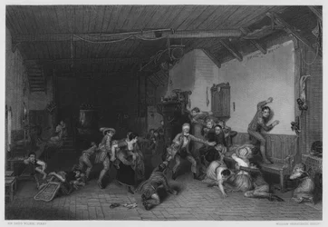 Blindekuh, das Bild in der Königlichen Sammlung