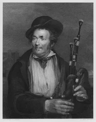 Der Dudelsackspieler, nach dem Bild in der Vernon-Galerie (Stich)