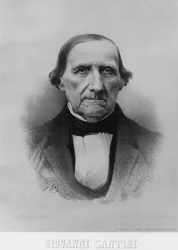 Porträt von Giovanni Santini (1787-1877), italienischer Astronom, Mathematiker und Wissenschaftler
