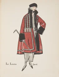 La Loutre, aus einer Sammlung von Modeplatten