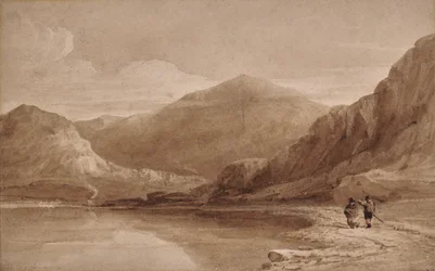 Eine Ansicht in Nordwales mit Brücke