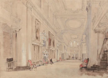 Lange Bibliothek im Blenheim Palace