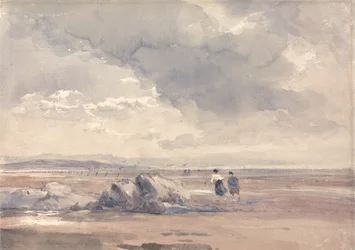 Auf den Lancaster Sands, Ebbe