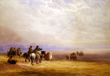 Vorbereitung zur Überquerung der Lancaster Sands