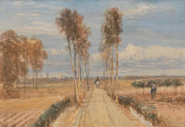 Die Pappelallee, nach Hobbema