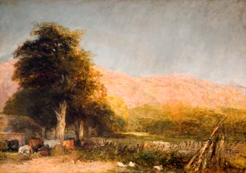 Ein Bauernhof in Bettws-y-Coed, 1856
