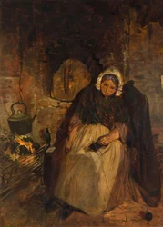 Eine alte Frau schläft, 1859