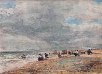 Rhyl Sands, um 1850