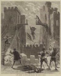 Amy Robsart im Drury-Lane-Theater, das Schicksal von Varney