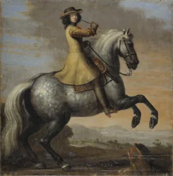 Karl XI., König von Schweden, zu Pferd, 1672