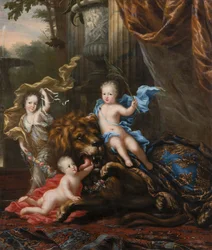 Hedvig Sofia und Gustav, Prinzen und Prinzessin von Schweden, 1684