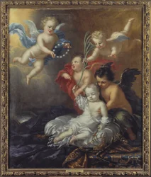 Ulrik (1684-1685), Prinz von Schweden, Allegorie auf seinen Tod