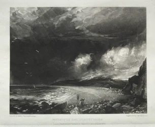 Verschiedene Landschaftsmotive, charakteristisch für englische Szenerien...Weymouth Bay, Dorsetshire, 1830