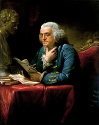 Porträt von Benjamin Franklin