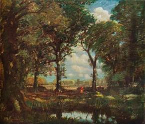 Ein Waldteich, ca. 1905