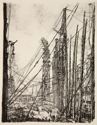 Eine Werft, Illustration aus 