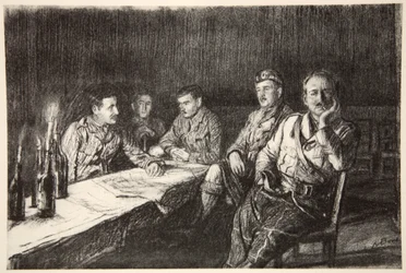 Offiziersmesse der Gordon Highlander, Illustration aus 