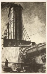 Auf einem Schlachtkreuzer, Illustration aus 