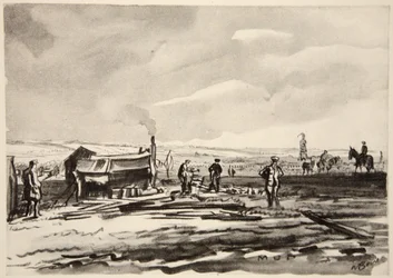 An der Somme: Schlamm, Illustration aus 