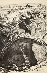 Die Grube der Mouquet-Farm, Illustration aus 