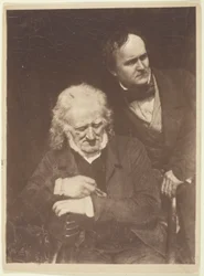 Porträt von zwei Männern (John Henning und Alexander Handyside Ritchie)