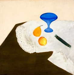 Stillleben mit blauer Vase, 1919