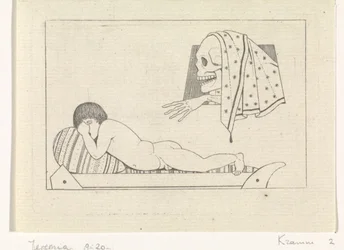 Allegorische Warnung vor der Onanie