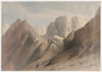 Aufstieg des unteren Bereichs des Sinai