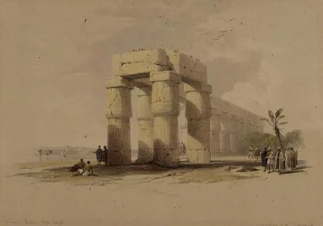 In Luxor, Theben, Oberägypten, aus "Ägypten und Nubien", Bd.1