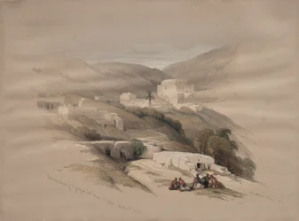 Christliche Kirche des Heiligen Georg in Ludd, antikes Lydda, 1839