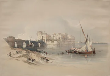 Zitadelle von Sidon, 1839