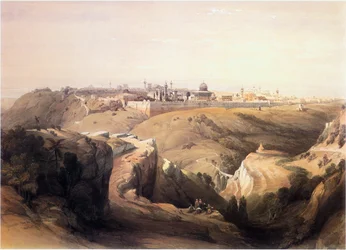 Im Heiligen Land: Jerusalem, von der Straße nach Bethanien