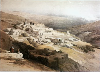 Nazareth, Kloster der Franziskaner, Israel (Gravur)