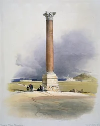 Pompeius-Säule, Alexandria: Rote Granitsäule, errichtet zu Ehren von Diokletian