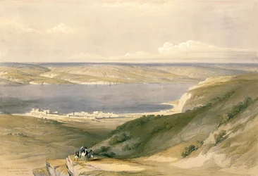 See Genezareth oder Galiläa, Blick auf Baschan, 21. April 1839, Platte 36 aus Band I von 