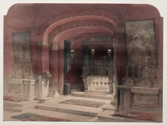 Schrein der Verkündigung, Nazareth, 1839