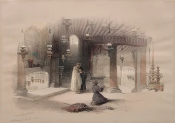 Schrein der Geburt Christi, Bethlehem, 1839