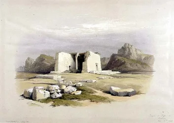 Tempel in Taffah in Nubien, aus 