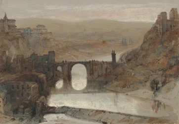 Die Brücke von Toledo, nahe Madrid, Spanien