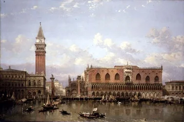 Der Dogenpalast, Venedig, vom Bacino di San Marco