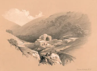 Der Brunnen von Hiob, 1855
