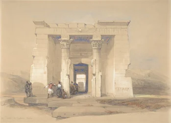 Der Tempel von Dendur, Nubien, 1848
