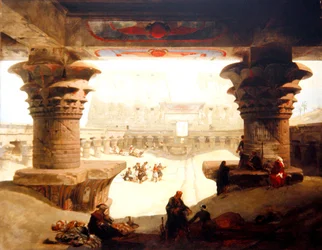 Der Tempel von Edfou, Oberägypten