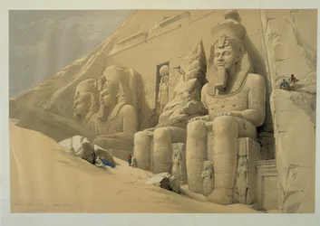 Der große Tempel von Abu Simbel
