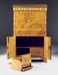 Neoklassizistischer Sekretär a Abattant, ca. 1775