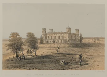 Innenhof des Alumbagh, Lucknow